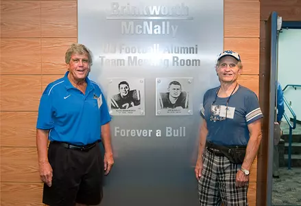 UB Unveils Brinkworth/McNally Football Alumni Team Meeting Room Image