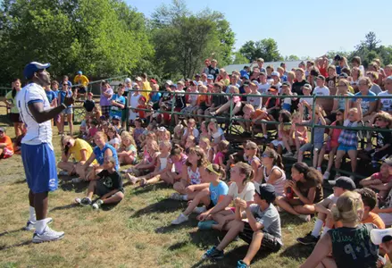 Bulls Spend Time With Over 400 Summer Campers at YMCA Day Image
