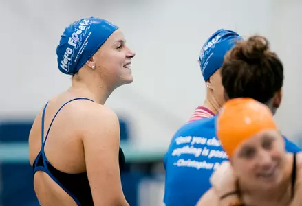 Women's Swimmers Zip Past Akron Image