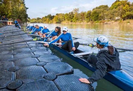 Women's Rowing Continues Fall Season at the Head of the Genesee Image