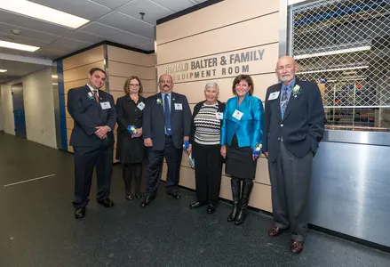 UB Stadium Equipment Room Named for Ronald Balter and Family Image