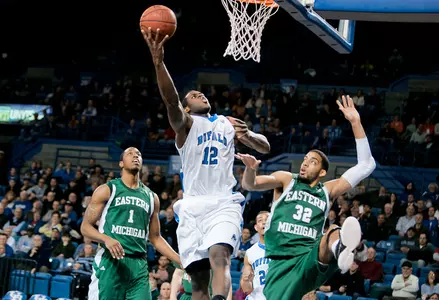 Shorthanded Bulls Fall to Canisius, 71-64 Image