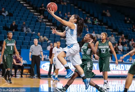 Late Charge Not Enough As Bulls Fall To Binghamton, 65-60 Image