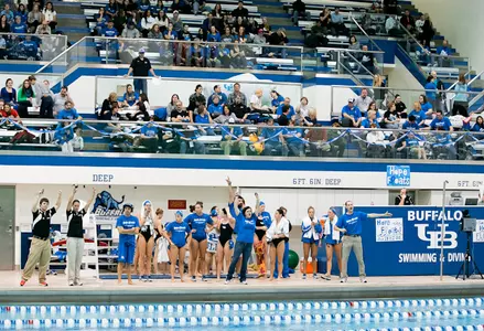 Women's Swimmers Post Highest-Ever Finish at MAC Championships Image