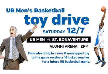 Men's Basketball Hosts Toy Drive This Saturday Image