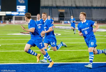 Men's Soccer Defeats Northern Illinois, 2-1; Remain Unbeaten In Conference Action Image