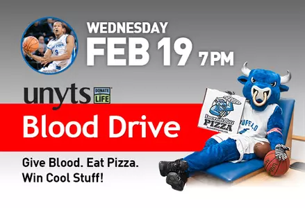 Division of Athletics To Host UNYTS Blood Drive Image