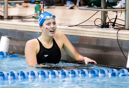 Powers and Kuras Champions in Day One of MAC Women's Swimming and Diving Championships Image