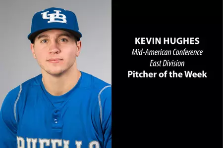 Kevin Hughes Wins Second MAC East Pitcher of the Week Honors of 2014 Image