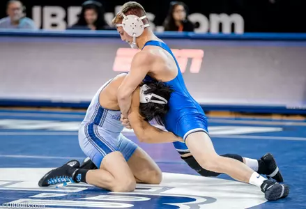 Wrestling Hangs Tough But Falls At Ohio, 24-13 Image