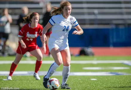 Women's Soccer Clinches MAC East Title With 3-1 Win At Akron Image