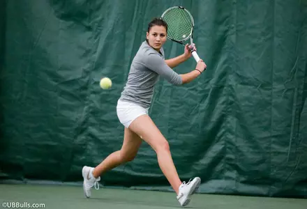 Bulls Take Top Two Singles Matches, But Fall to WVU, 5-2 Image