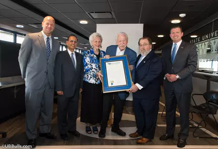 New Premium Seating Club at UB Stadium Named in Honor of Edmond Gicewicz, MD Image
