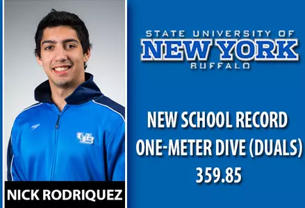 Nick Rodriguez Breaks One-Meter Dive Record, Bulls Crush Red Hawks in MAC Opener Image