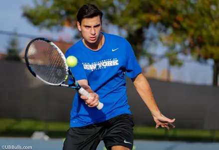 UB Men's Tennis Defeats Bryant, 5-2 Image