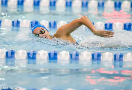 Women's Swimming and Diving Defeat Bobcats in Conference Action Image