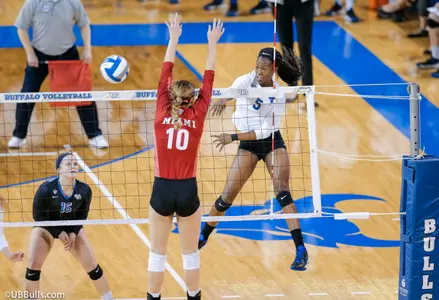 Volleyball Falls Short To MAC-Leading Miami (OH) Image