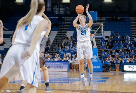 Women's Hoops Runs Past Bloomsburg In Exhibition Opener, 65-45 Image