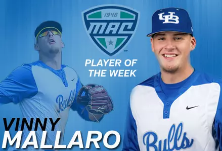 Vinny Mallaro Named MAC East Player Of The Week Image