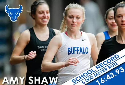 Amy Shaw Breaks 5,000 Meter Run School Record at Jesse Owens Classic Image