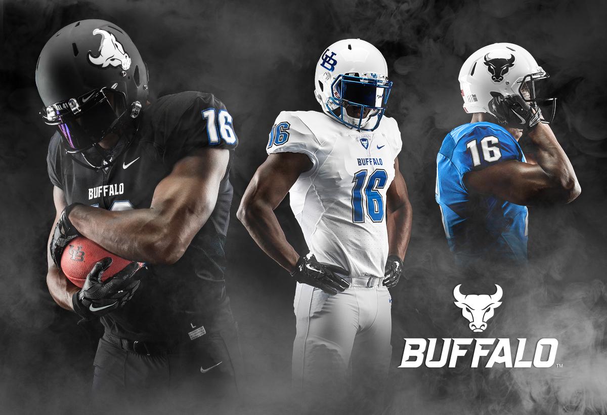 buffalo bulls football uniforms helmet horn Bills 1965 to 1973 Throwback Revolution Speed Mini Based on one of the most popular on Bulls Unveil Exciting 2026 Home