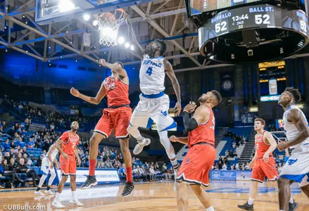 Late Run Leads Ball State Past Buffalo, 92-77 Image