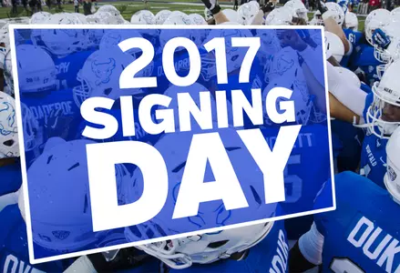 Football Announces 2017 Signing Class Image