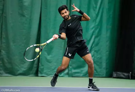 Men's Tennis Rolls Past Binghamton In MAC Opener, 6-1 Image