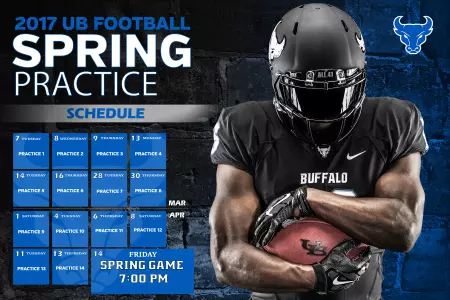 UB Football Releases Spring Football Schedule Image