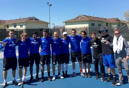Men's Tennis Wins MAC Regular Season Championship With Perfect League Record Image