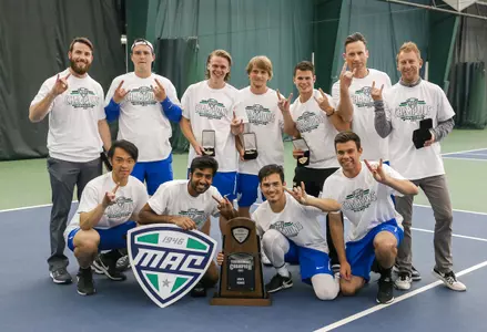 Men's Tennis Uses Epic Comeback To Claim 2017 Mid-American Conference Championship Image