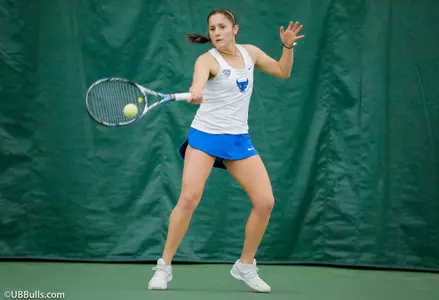 Women's Tennis Picks Up First MAC Win At NIU Image