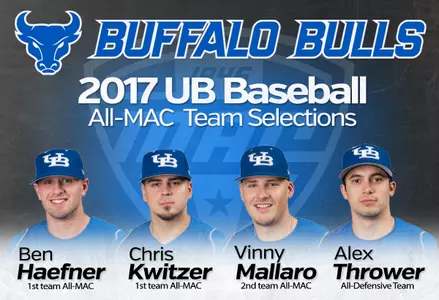 Four UB Baseball Players Earn All-MAC Recognition Image