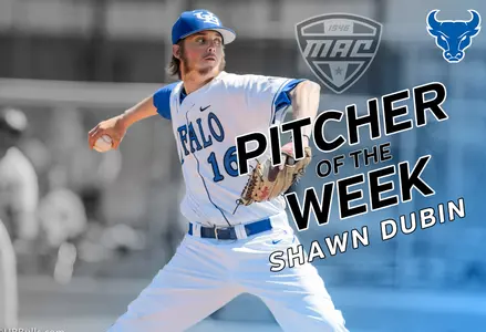 Dubin Earns MAC East Pitcher Of The Week Honors For Second Straight Week Image