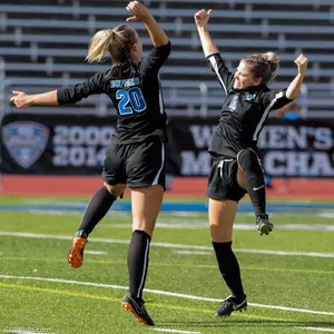 HANNAH CALLAGHAN AND KAITLYN WALSH CELEBRATE