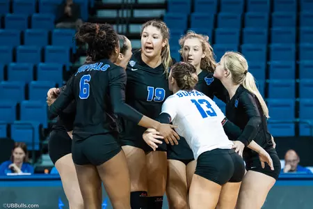 UB Volleyball Huddle