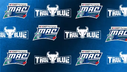 MAC Football Championship True Blue Background