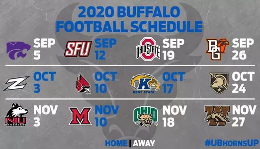 2020 UB Football Schedule