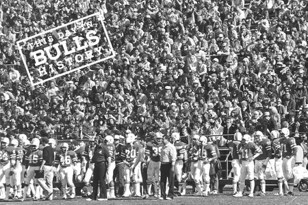 1981 UB Football Team with fans