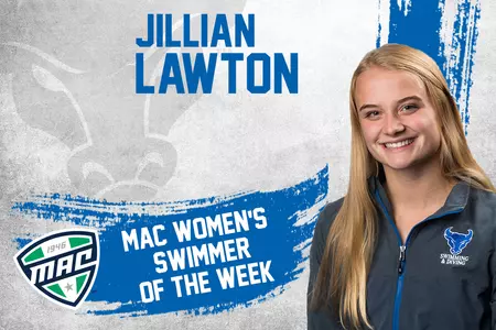 Jillian Lawton MAC Women's Swimmer of the Week