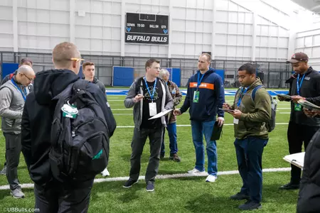 2020 UB FOOTBALL NFL PRO DAY AT MURCHIE FAMILY FIELDHOUSE