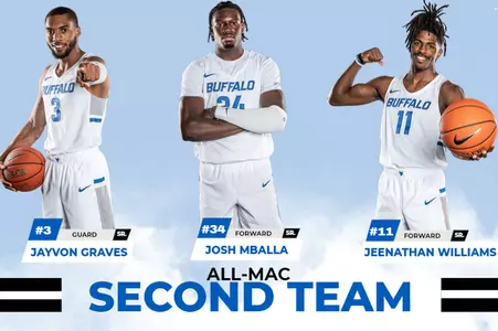 All-MAC Second Team - Jayvon Graves, Josh Mbala, Jeenathan Williams