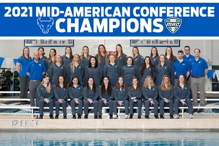 2021 Women's Swimming and Diving MAC Champions