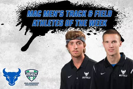 William Hilbert and Brandon Burke MAC Athletes of the Week