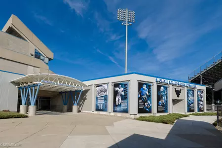 Murchie Family Football Center - expansion - exterior panels