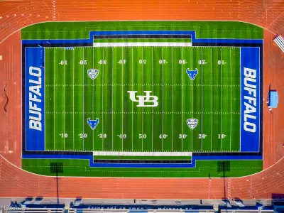 New Turf Field in the UB Stadium on the North Campus
Photographer: Douglas Levere