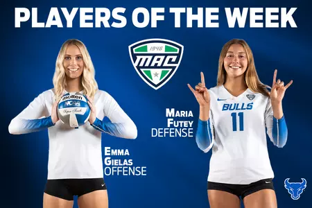 Gielas and Futey MAC Players of the Week