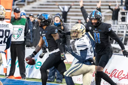 WILLIAMS CELEBRATES HIS GAME WINNING TOUCHDOWN