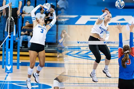 Mandy Leigh and Katrin Trebichavska MAC Players of the Week