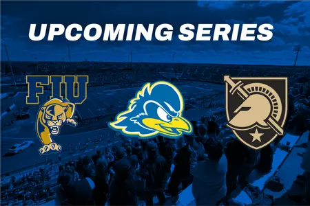 FIU, Delaware and Army logos